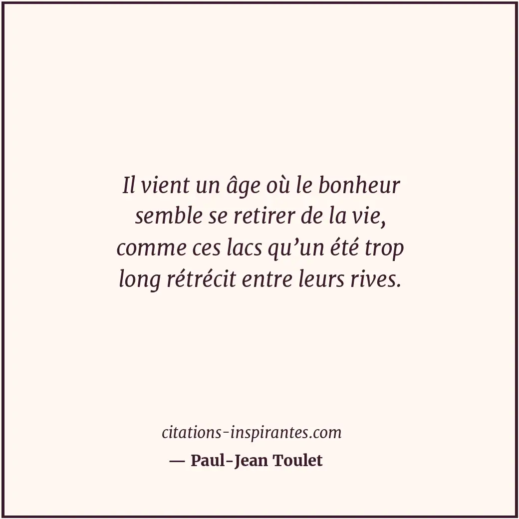 Citation de Paul-Jean Toulet