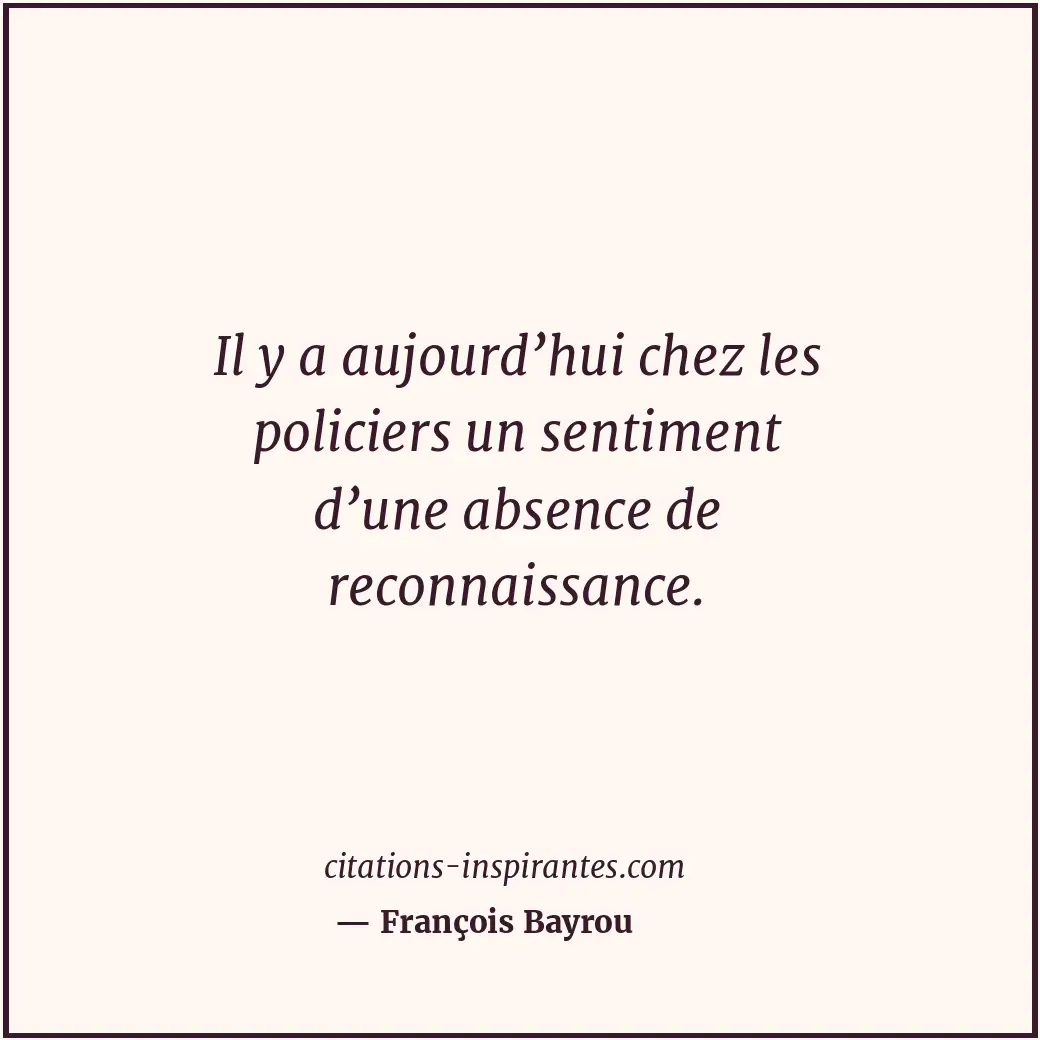 Citation de François Bayrou