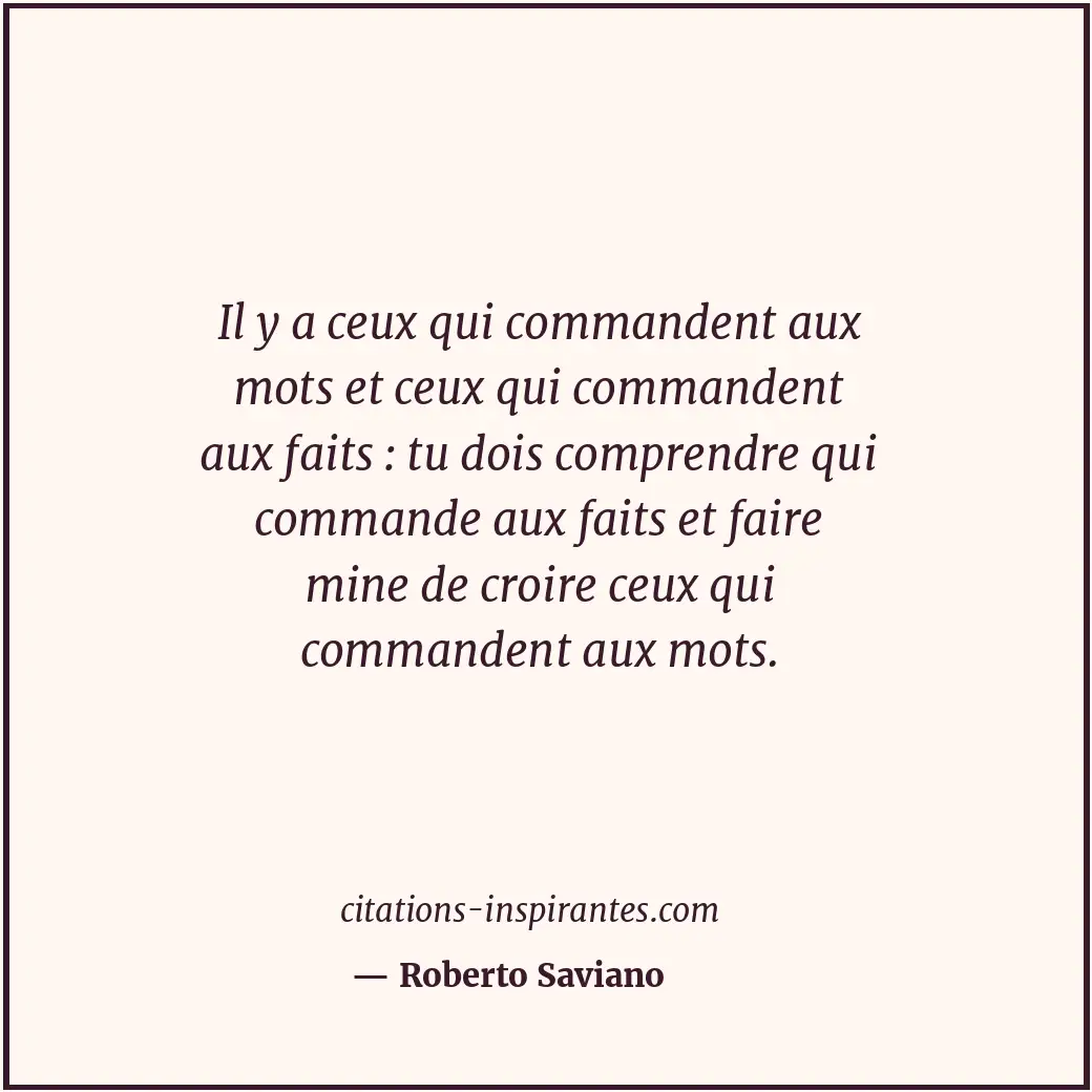 Citation de Roberto Saviano