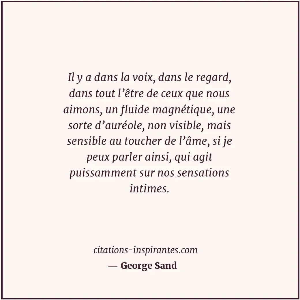 Citation de George Sand