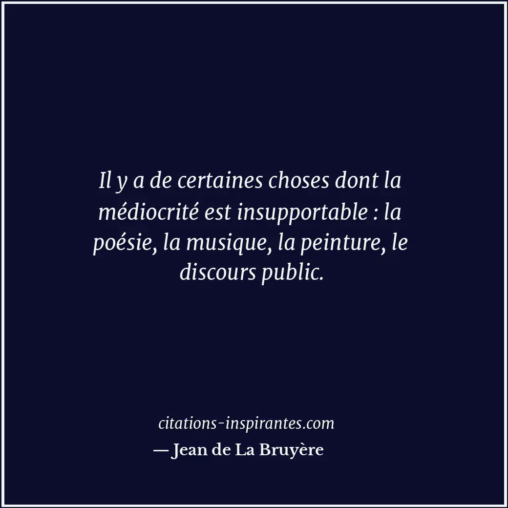 Citation de Jean de La Bruyère