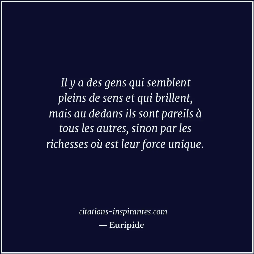 Citation de Euripide