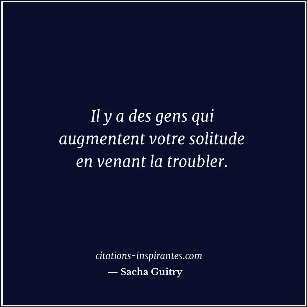 Citation de Sacha Guitry
