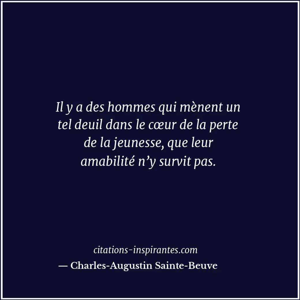 Citation de Charles-Augustin Sainte-Beuve