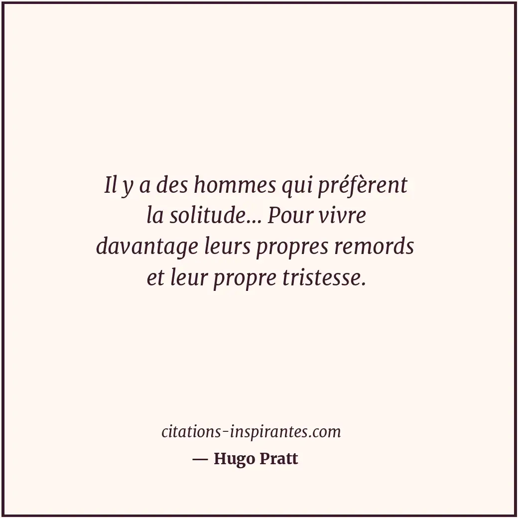Citation de Hugo Pratt