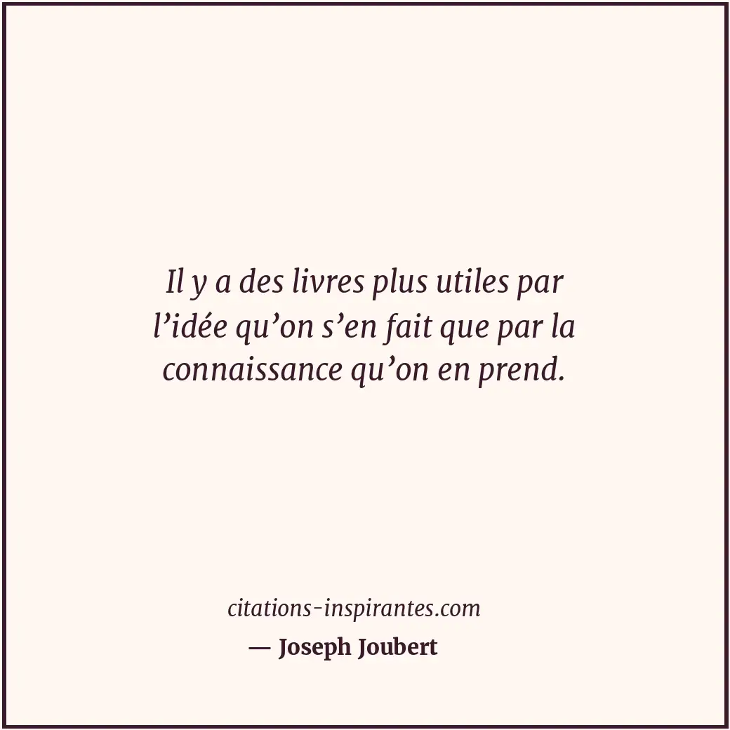 Citation de Joseph Joubert
