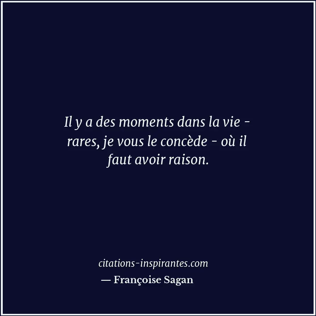 Citation de Françoise Sagan