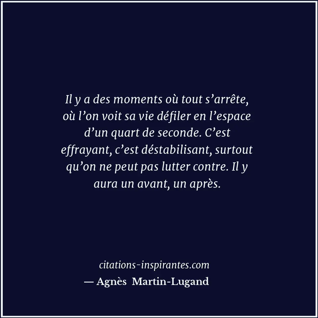 Citation de Agnès Martin-Lugand