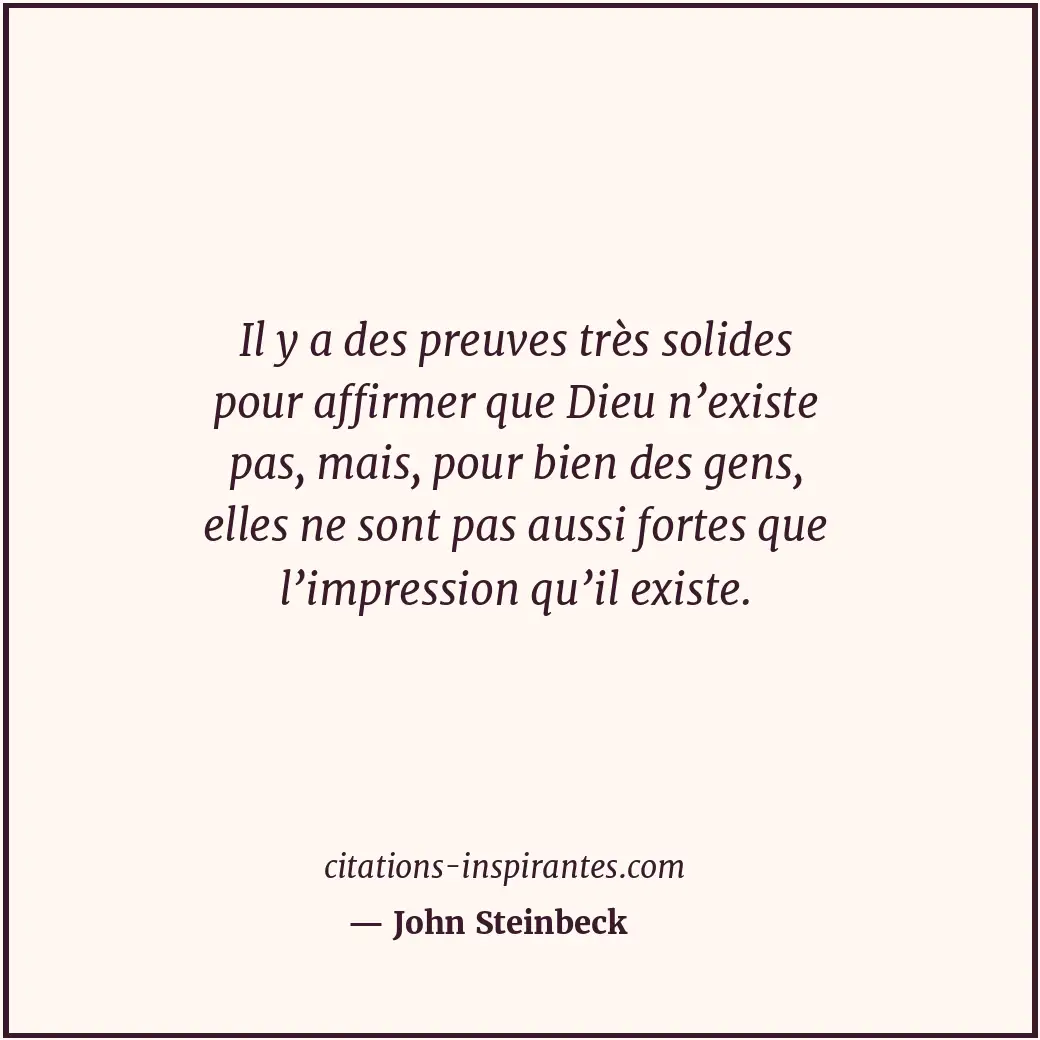 Citation de John Steinbeck