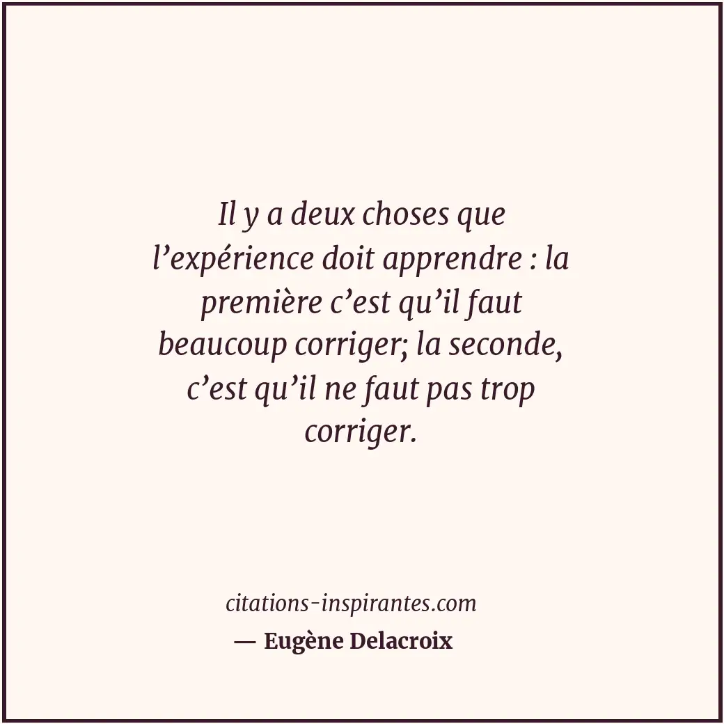 Citation de Eugène Delacroix