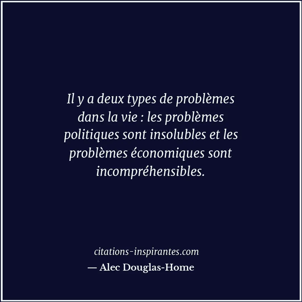 Citation de Alec Douglas-Home