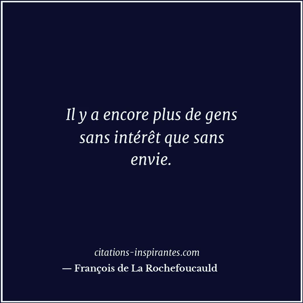 Citation de François de La Rochefoucauld