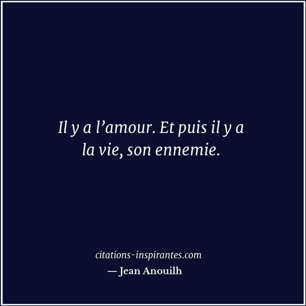 Citation de Jean Anouilh