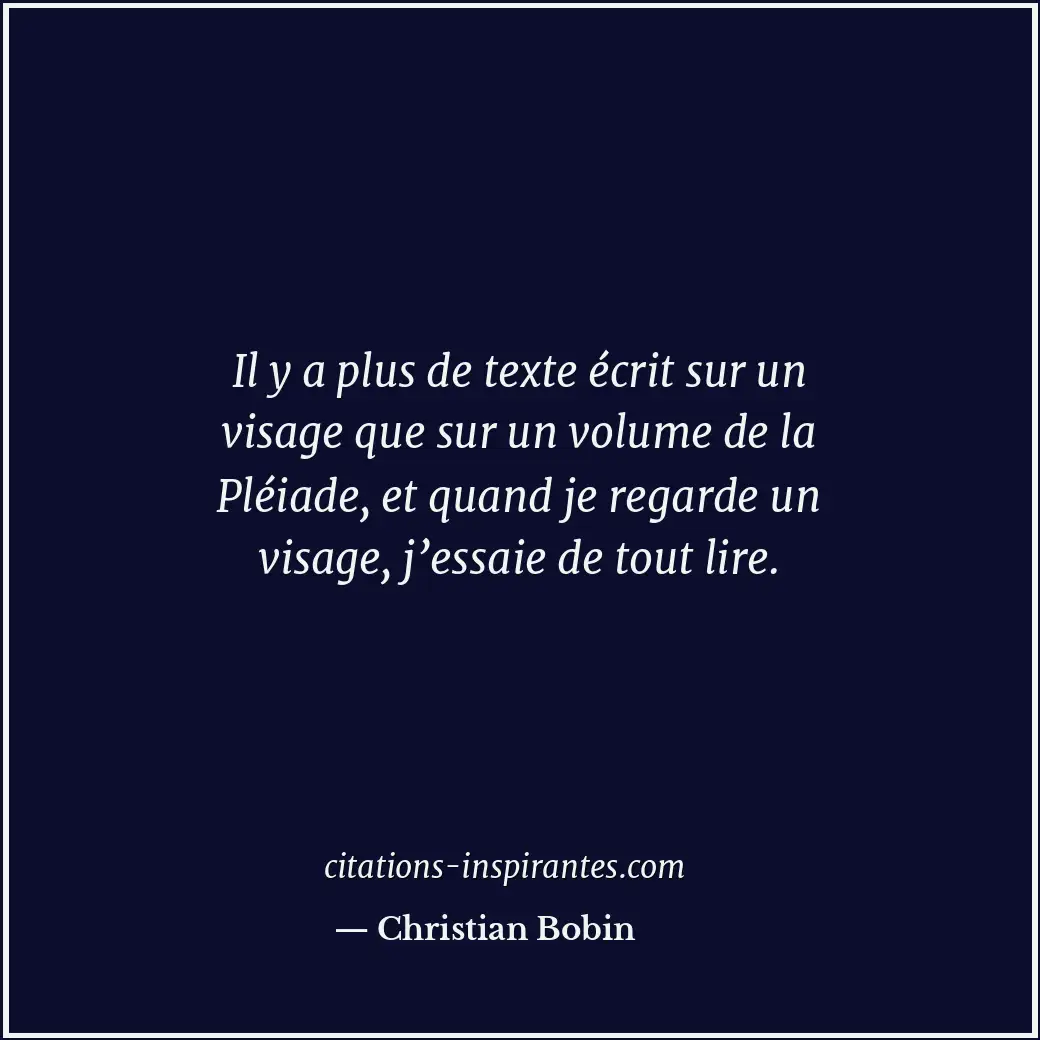 Citation de Christian Bobin