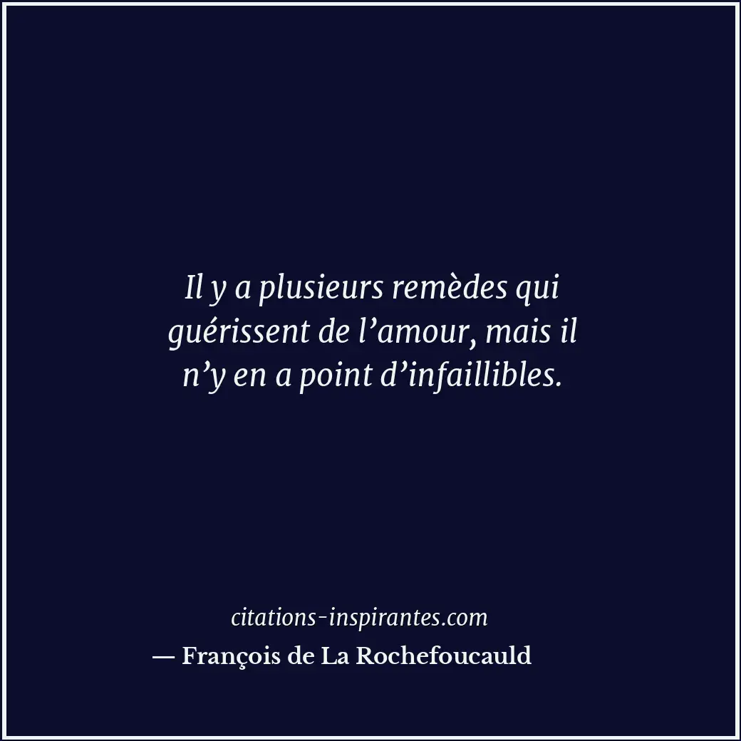 Citation de François de La Rochefoucauld