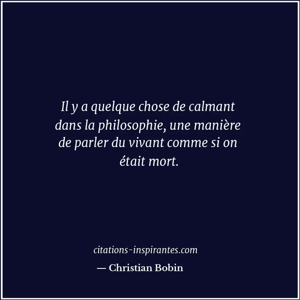 Citation de Christian Bobin