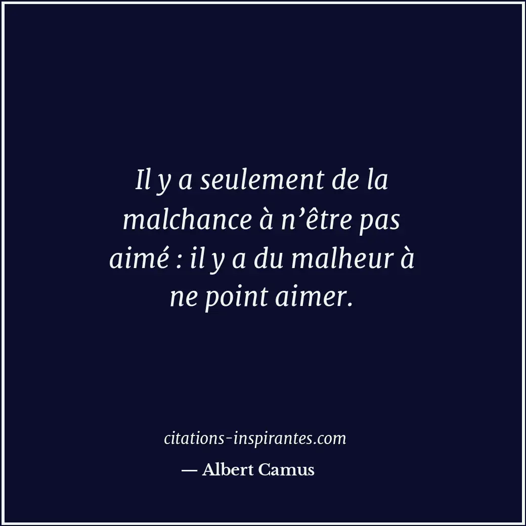 Citation de Albert Camus