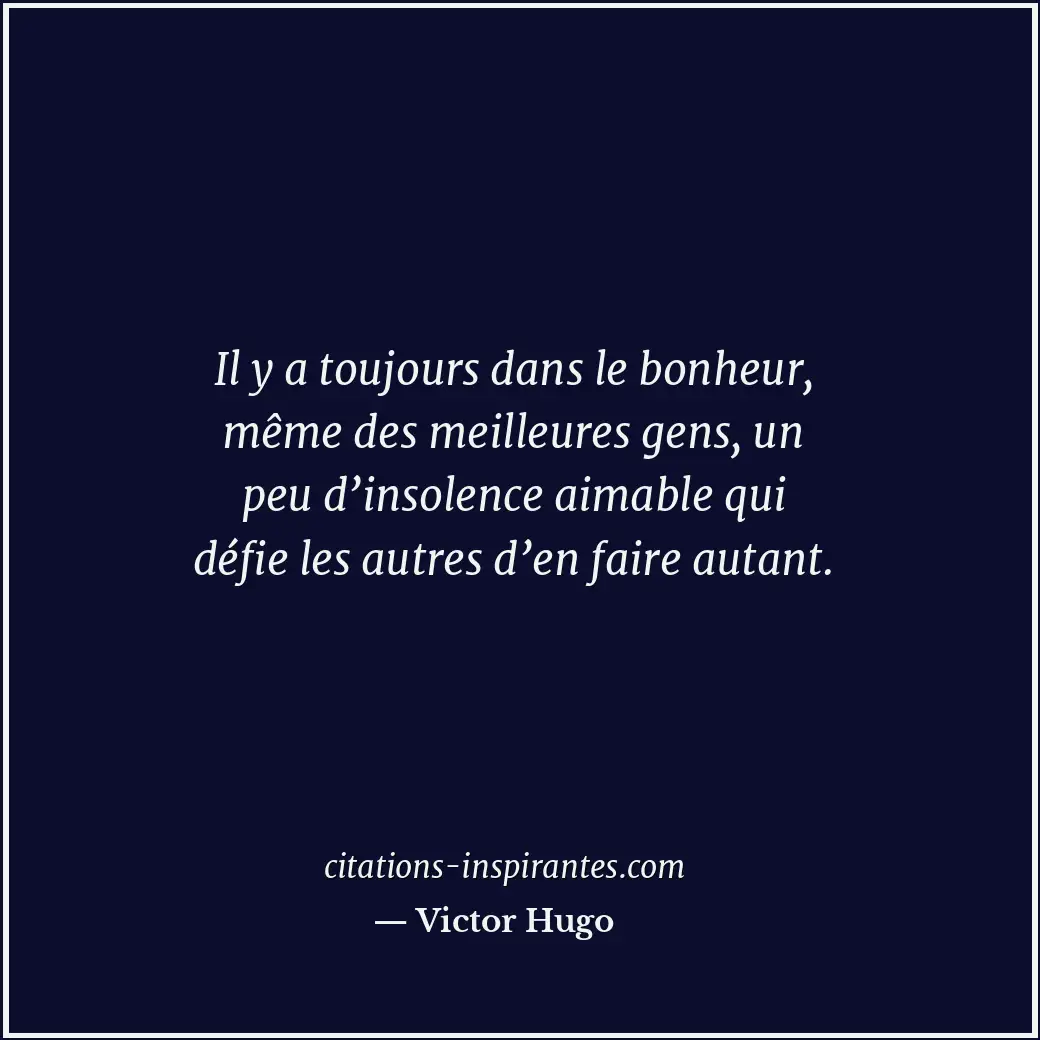 Citation de Victor Hugo