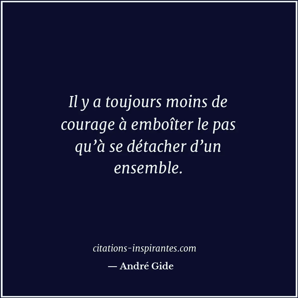Citation de André Gide