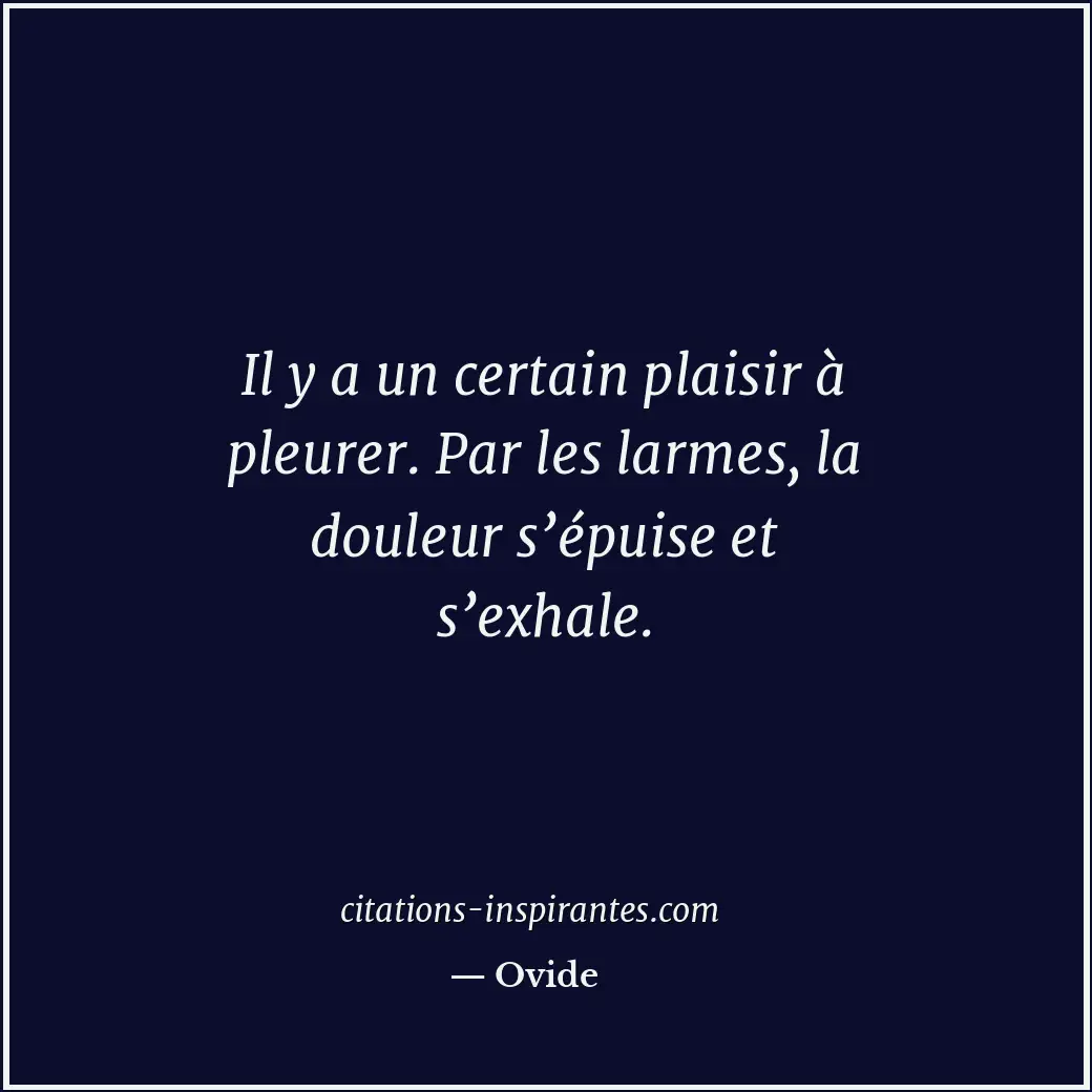 Citation de Ovide