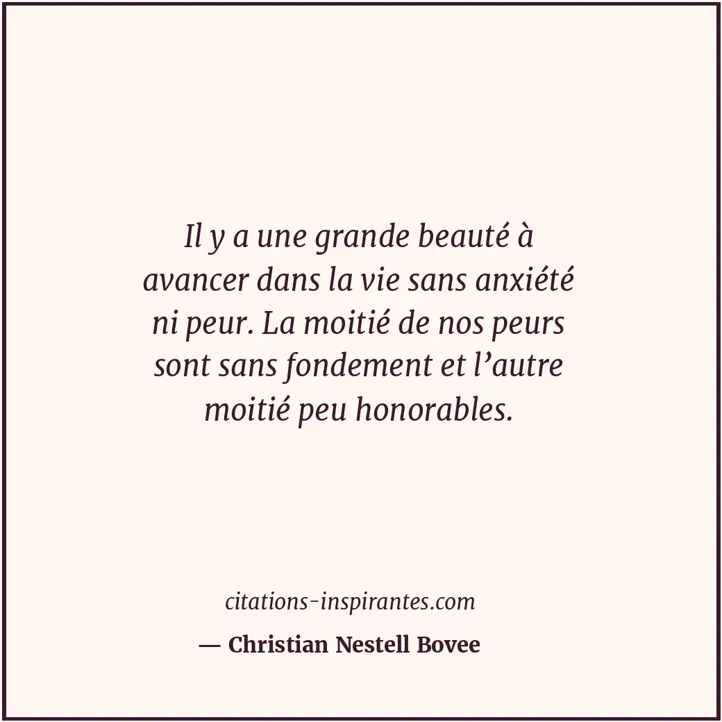 Citation de Christian Nestell Bovee