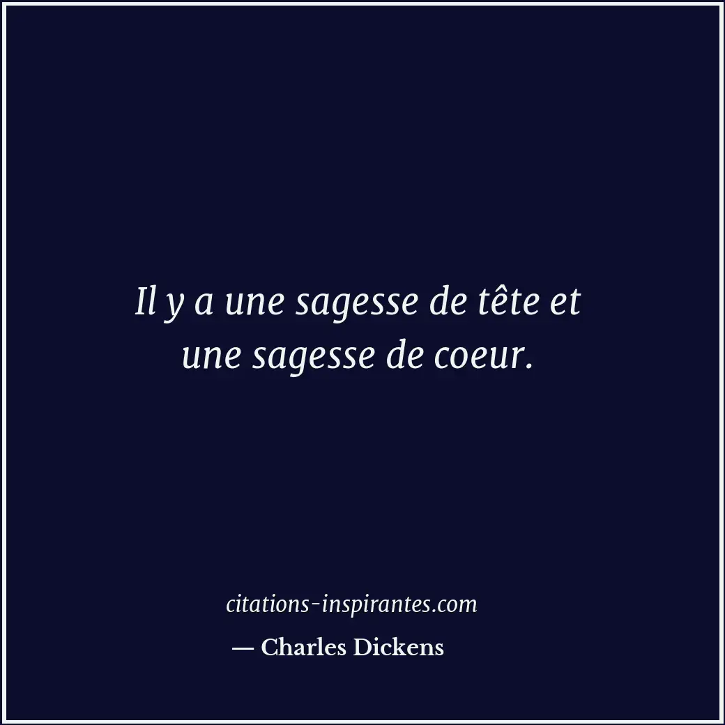 Citation de Charles Dickens