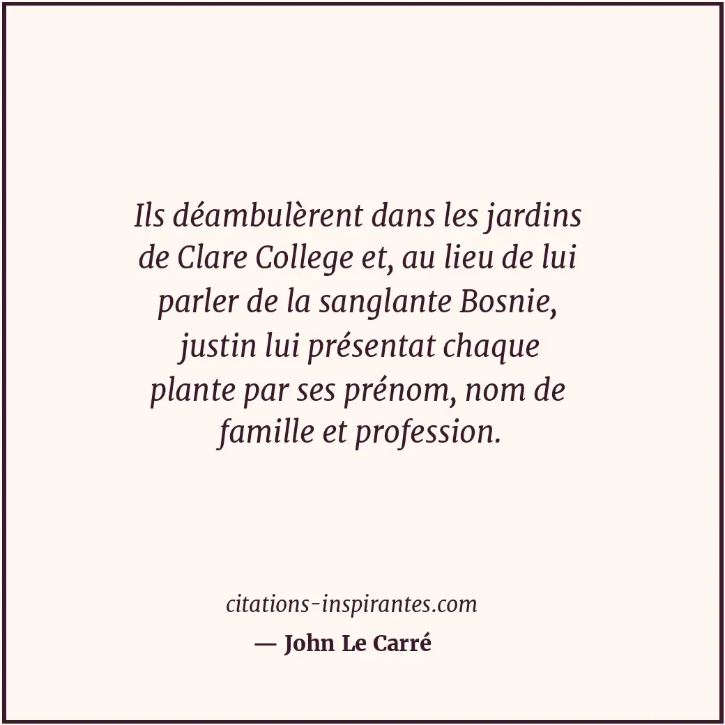 Citation de John Le Carré