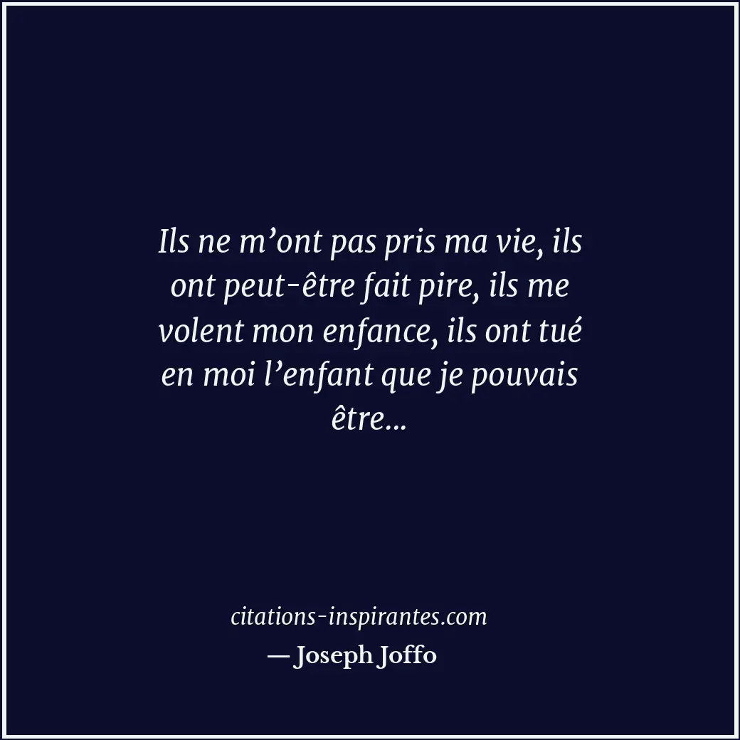 Citation de Joseph Joffo
