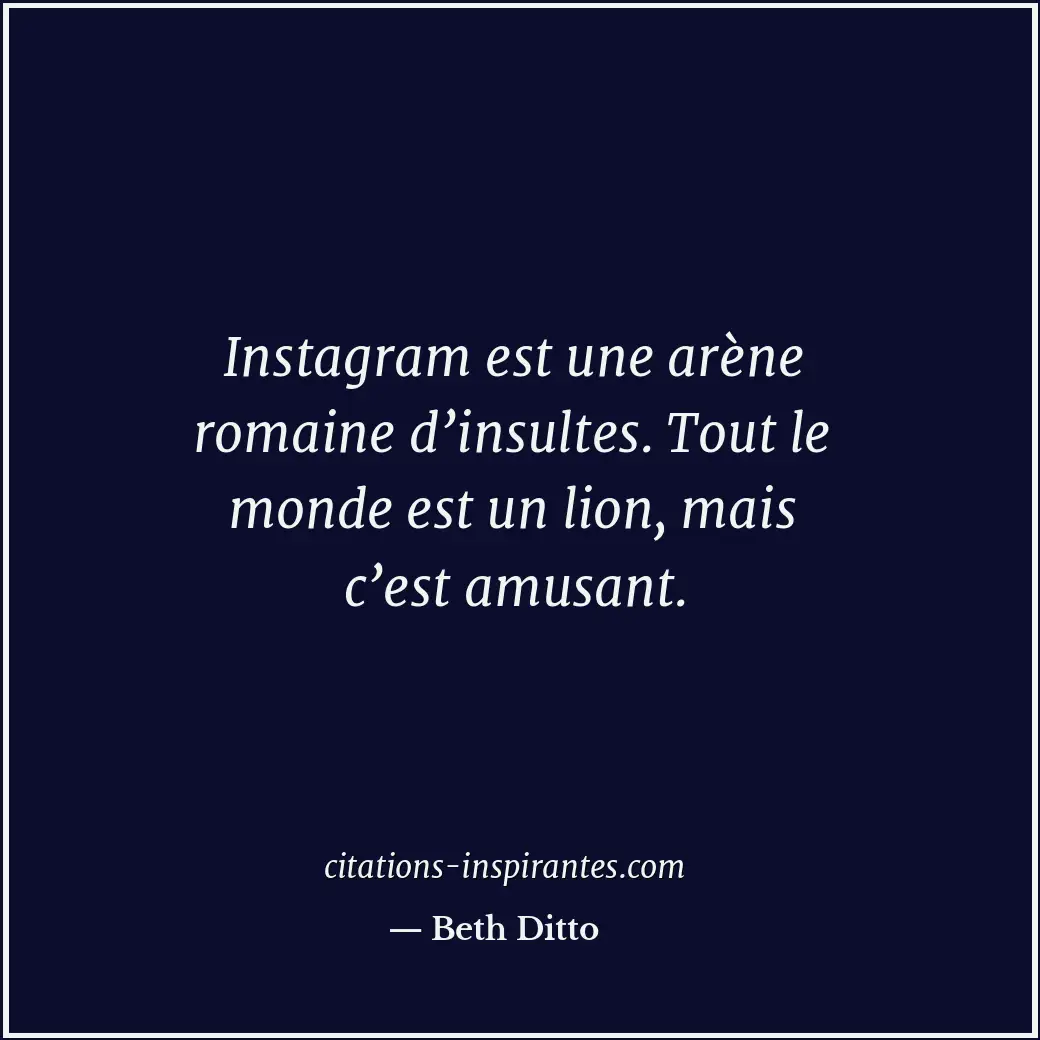 Citation de Beth Ditto