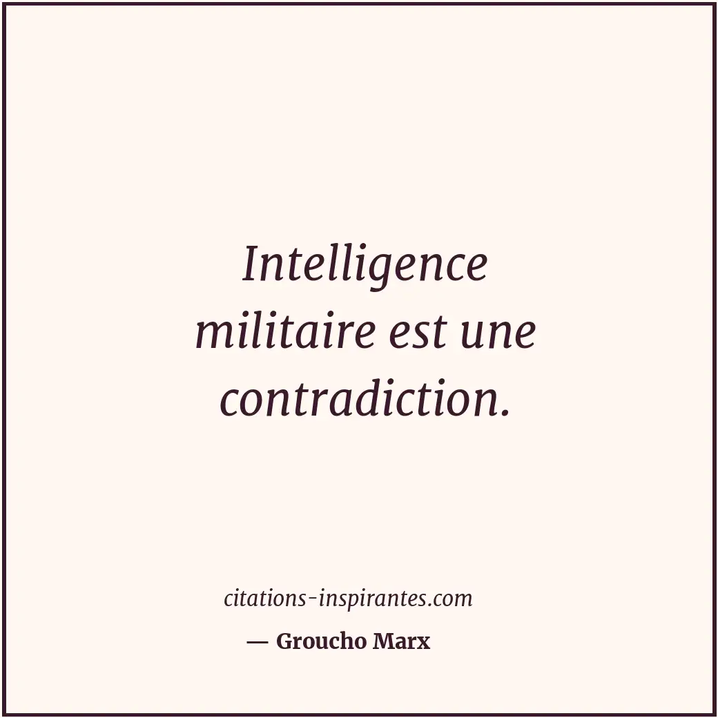 Citation de Groucho Marx