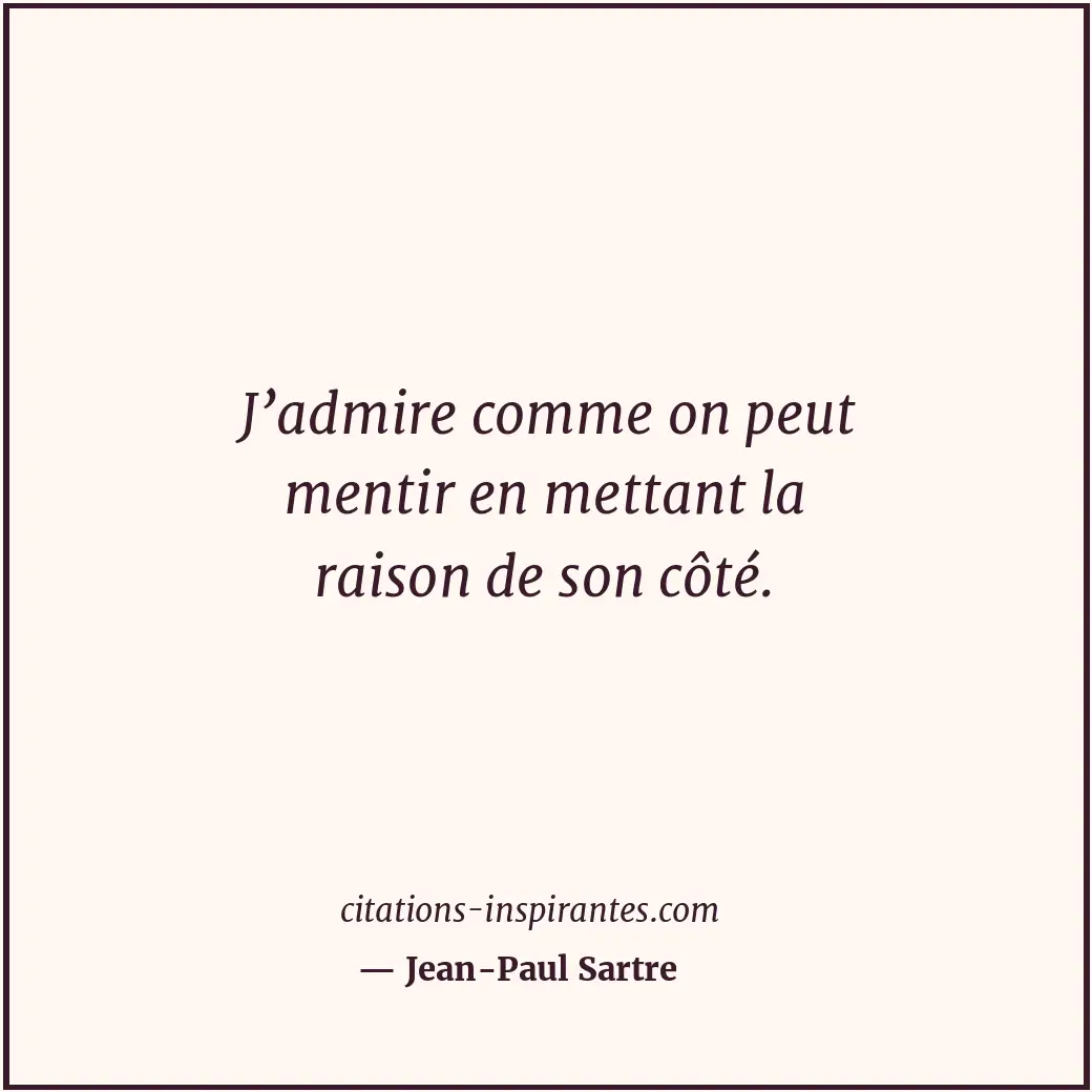 Citation de Jean-Paul Sartre