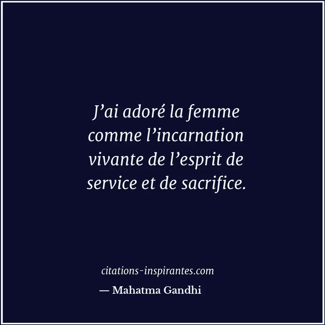 Citation de Mahatma Gandhi
