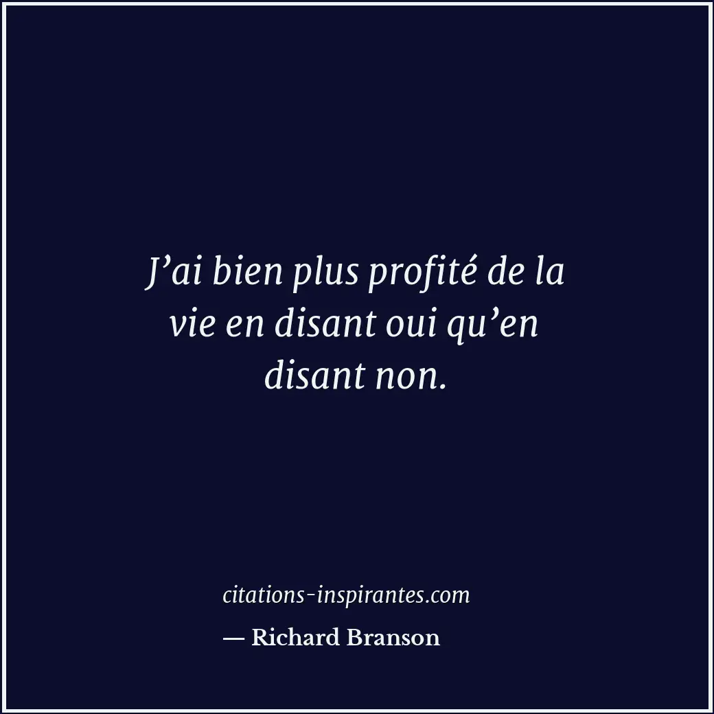 Citation de Richard Branson