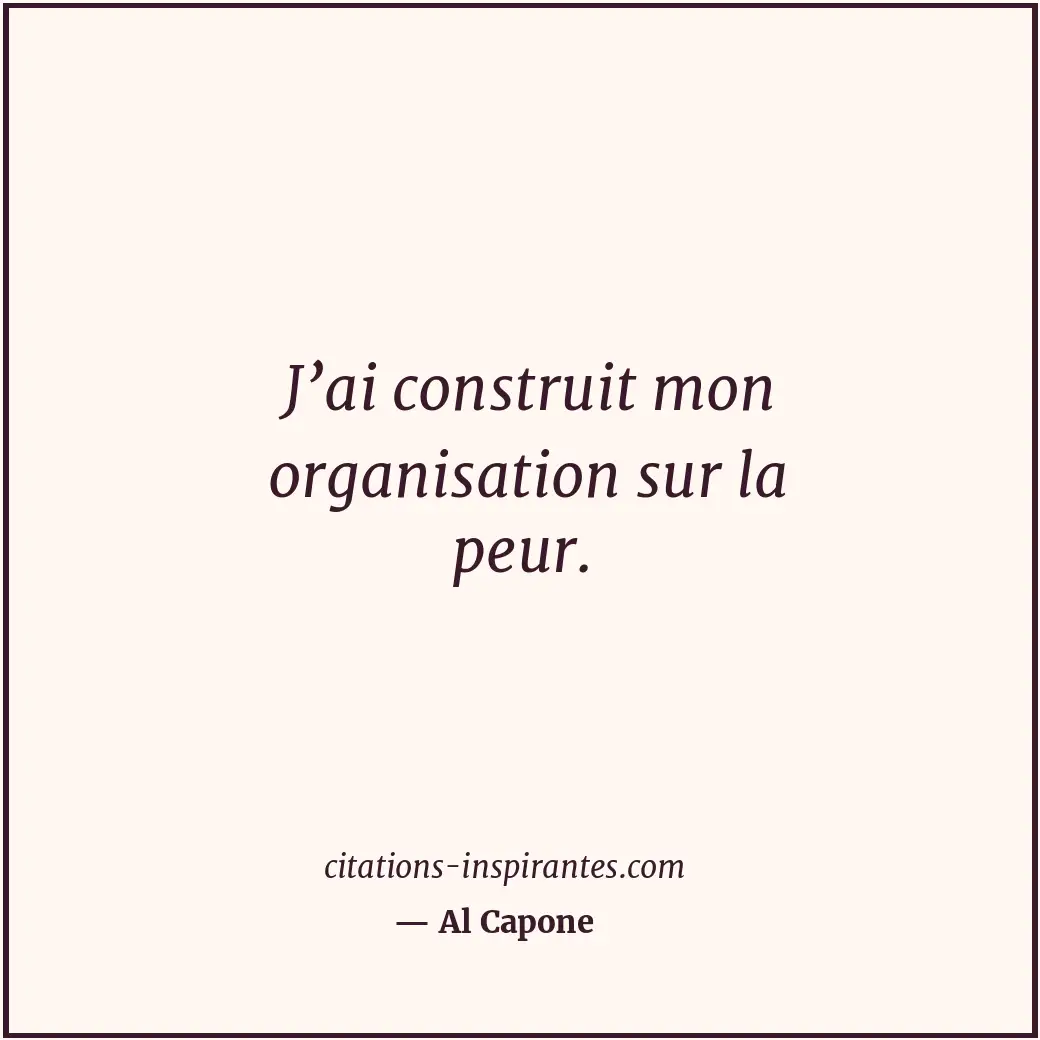 Citation de Al Capone