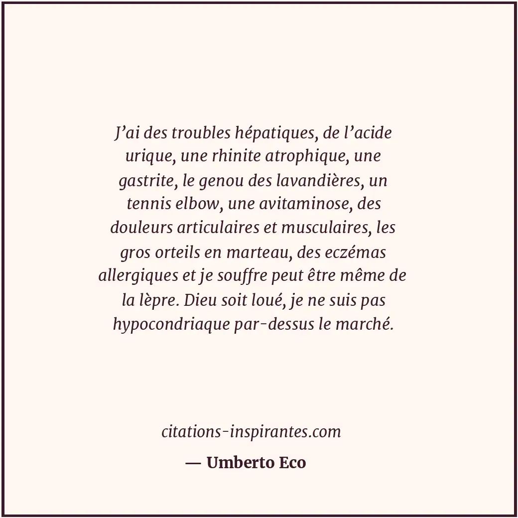 Citation de Umberto Eco
