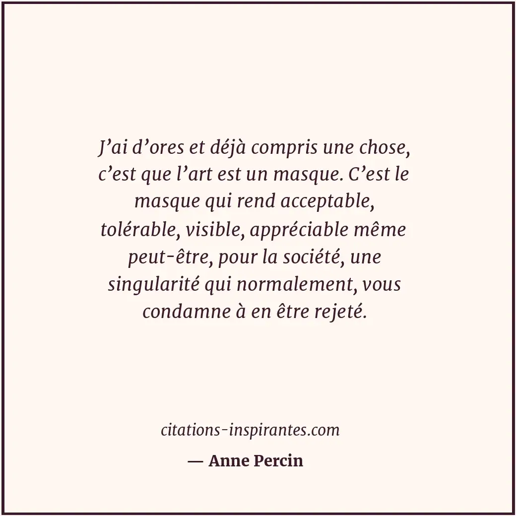 Citation de Anne Percin
