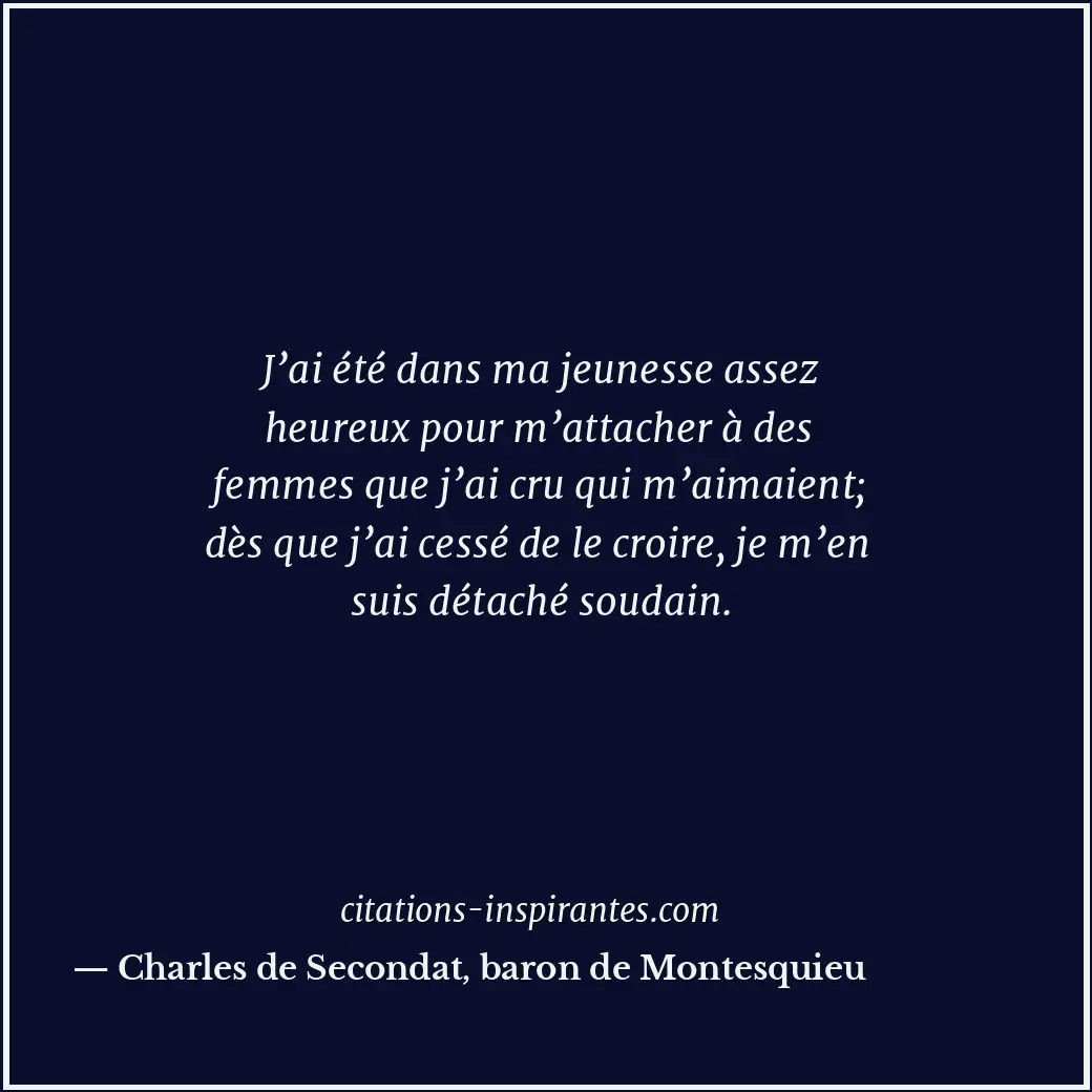 Citation de Charles de Secondat, baron de Montesquieu