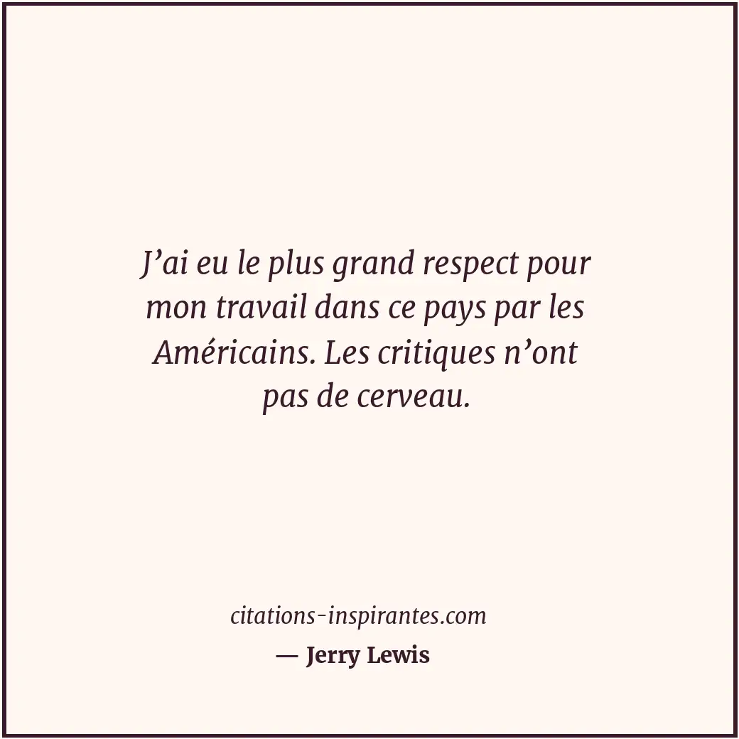 Citation de Jerry Lewis