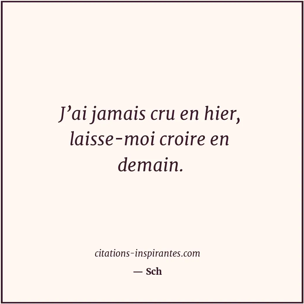Citation de Sch