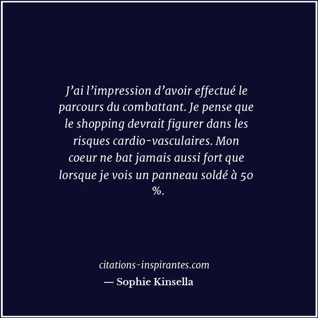 Citation de Sophie Kinsella
