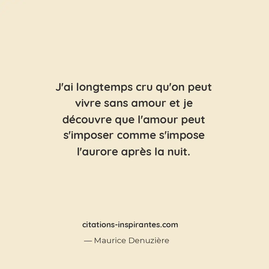 Citation de Maurice Denuzière