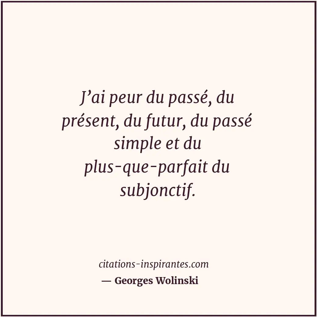 Citation de Georges Wolinski