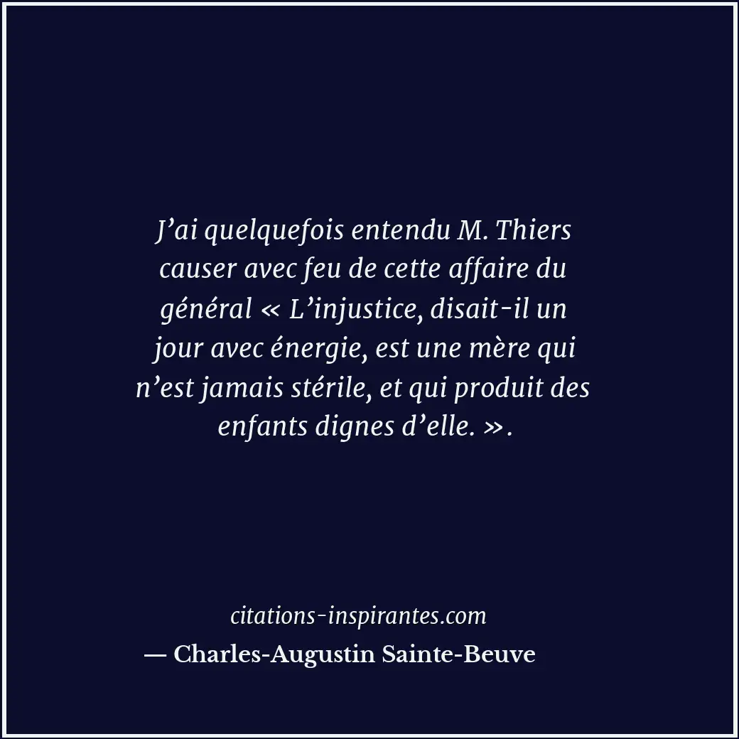 Citation de Charles-Augustin Sainte-Beuve