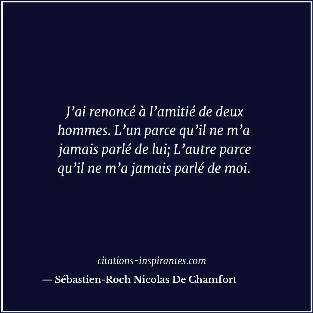 Citation de Sébastien-Roch Nicolas De Chamfort