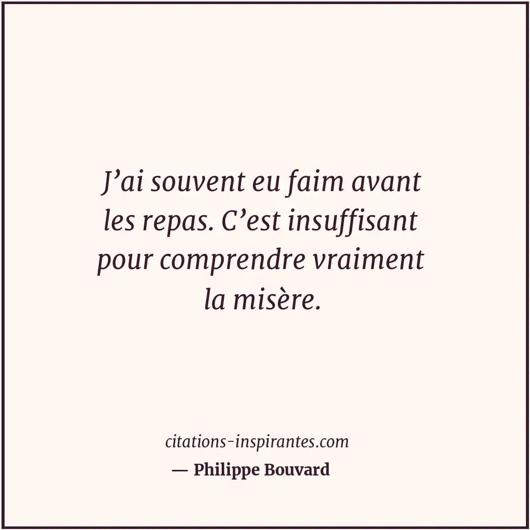 Citation de Philippe Bouvard