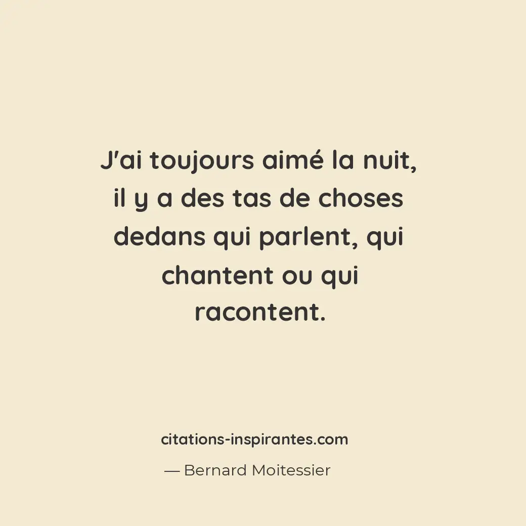 Citation de Bernard Moitessier
