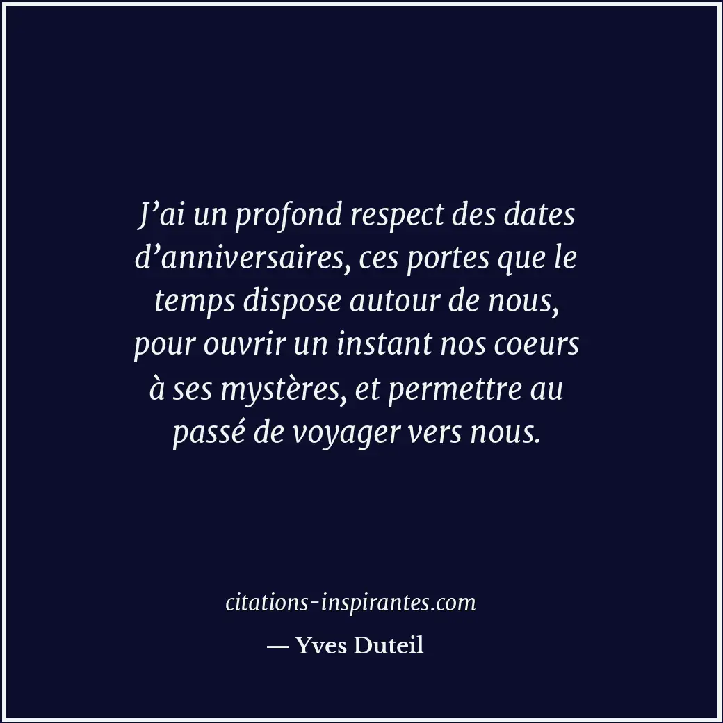 Citation de Yves Duteil