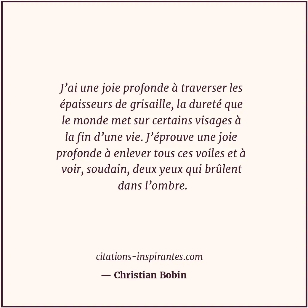 Citation de Christian Bobin