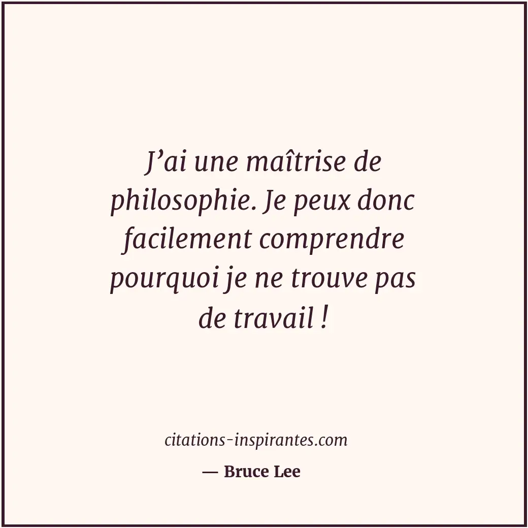 Citation de Bruce Lee