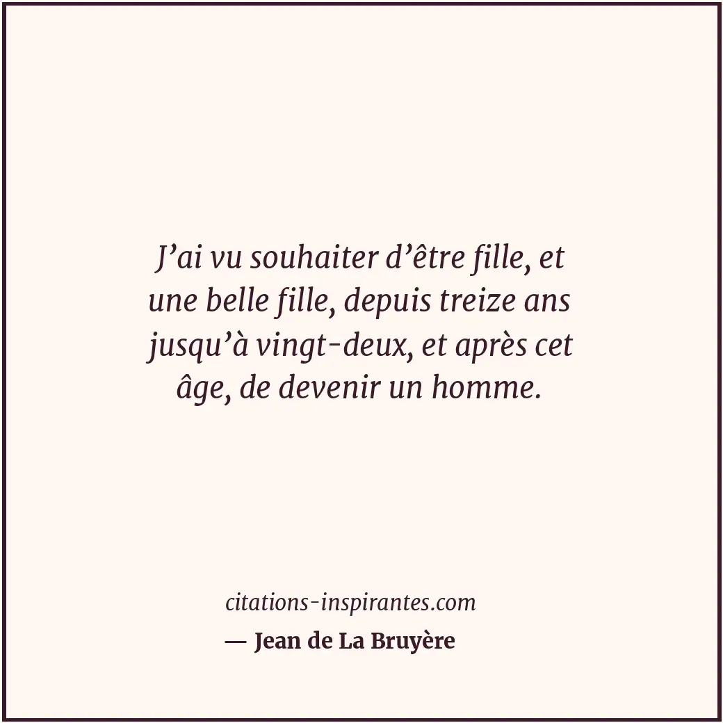 Citation de Jean de La Bruyère
